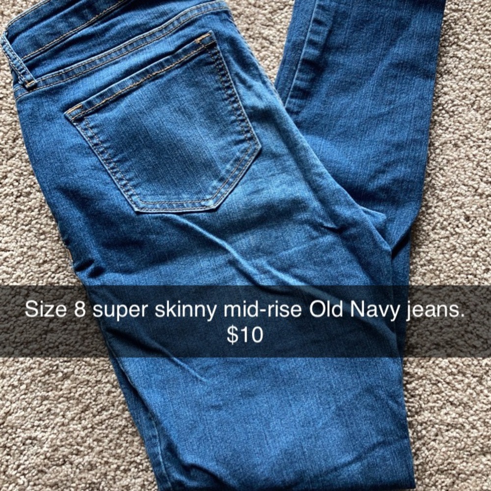 Old navy size 8 jeans